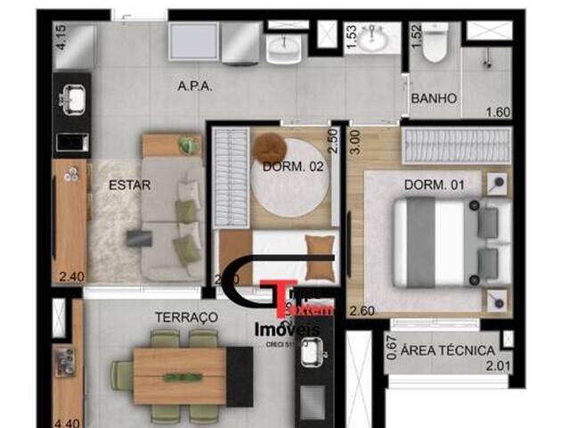 #202637 - Apartamento para Venda em São Paulo - SP - 2